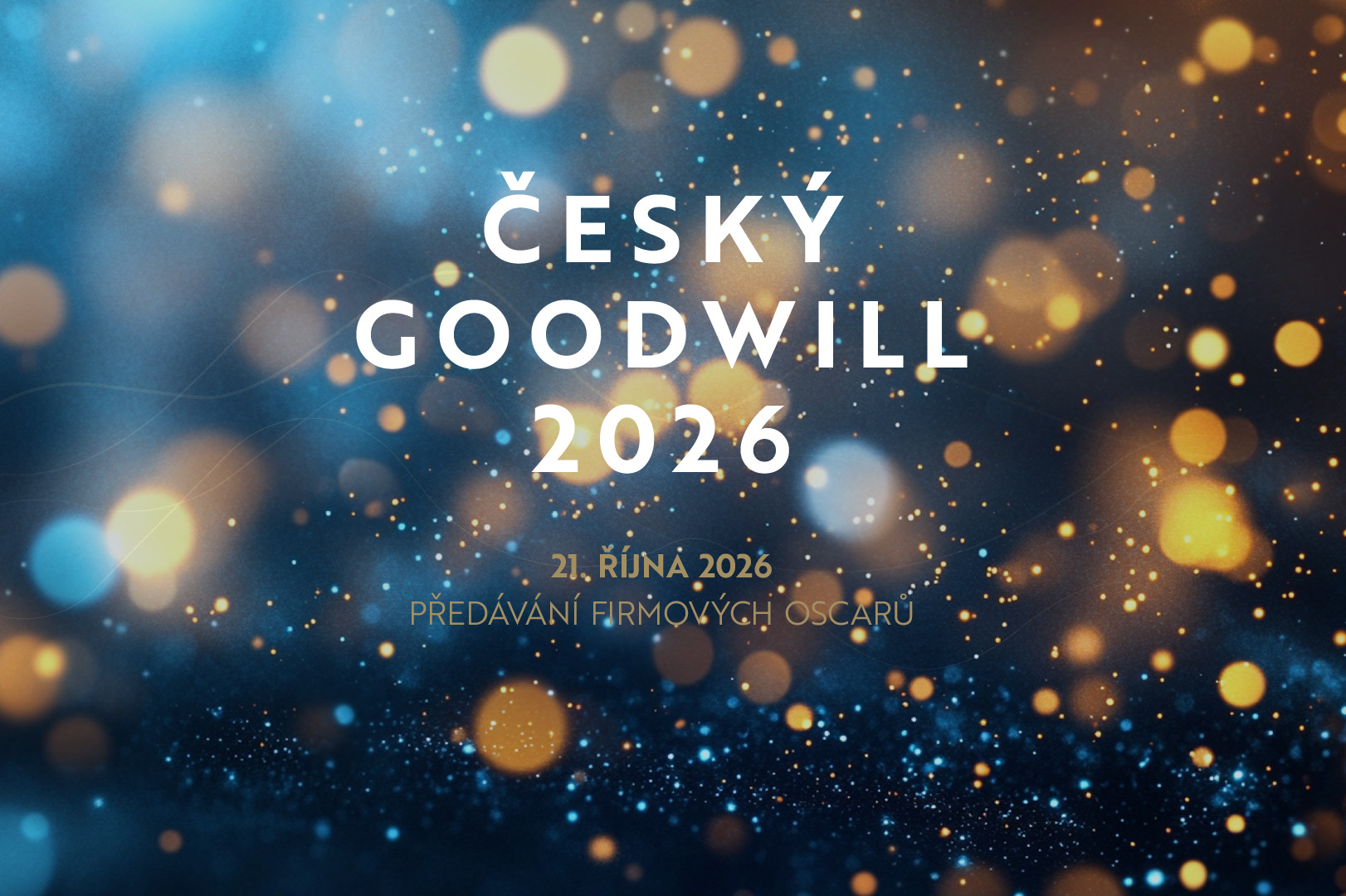 21. 10. 2026 | Galavečer Český Goodwill 2026 